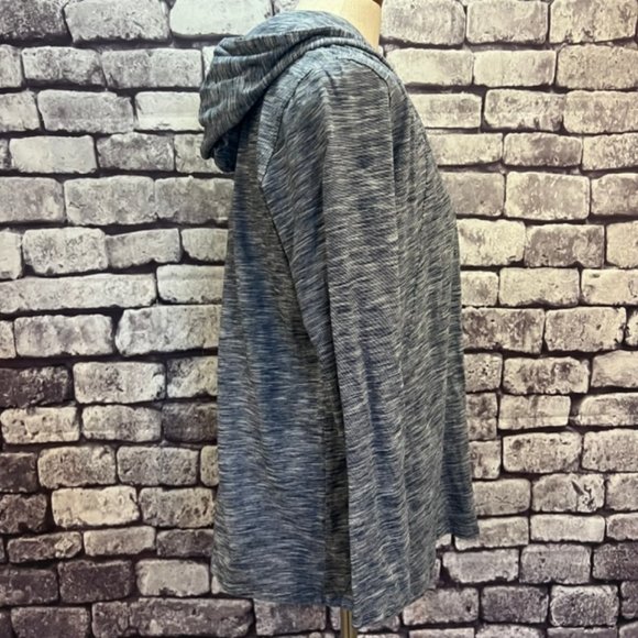 J. Jill No Close Navy & White Cardigan Size S - Picture 9 of 11